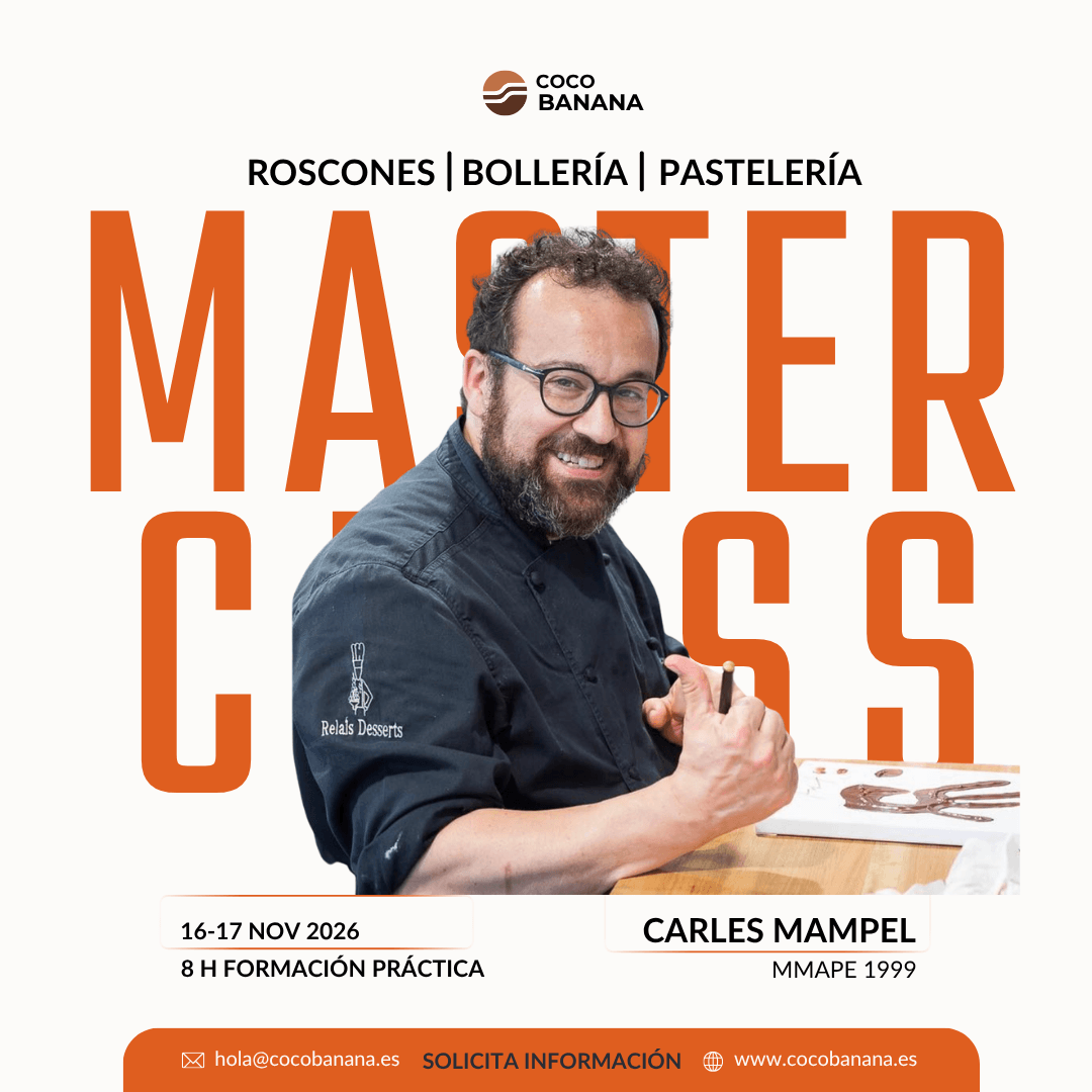 Masterclass de Carles Mampel en Cocobanana, Valencia, noviembre de 2026