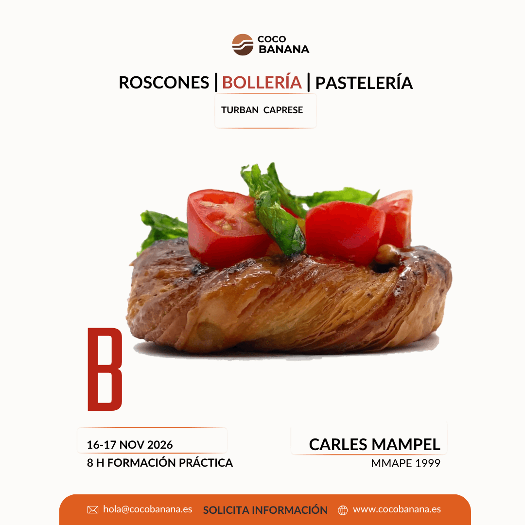 Curso de bollería contemporánea con Carles Mampel en Cocobanana, Valencia