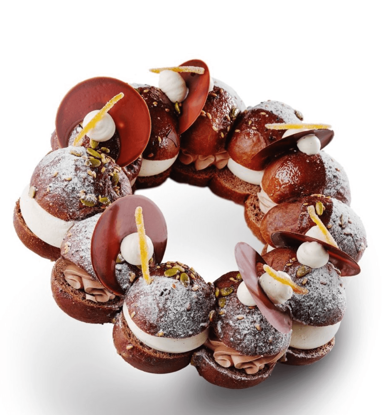 Roscón de Reyes contemporáneo como especialidad de bollería